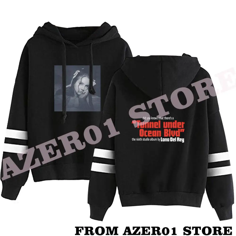 

Lana Del Rey Merch Hoodies Winter Streetwear Men/Women Hoodie Sweatshirt Long sleeve Hooded Tunnel Under Ocean Blvd