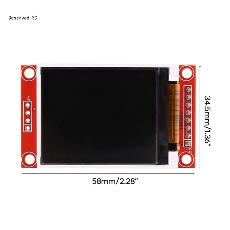 Tela LCD TFT SPI 1,8 polegadas MCU-Serial SPI Módulo exibição RGB colorido 128x160
