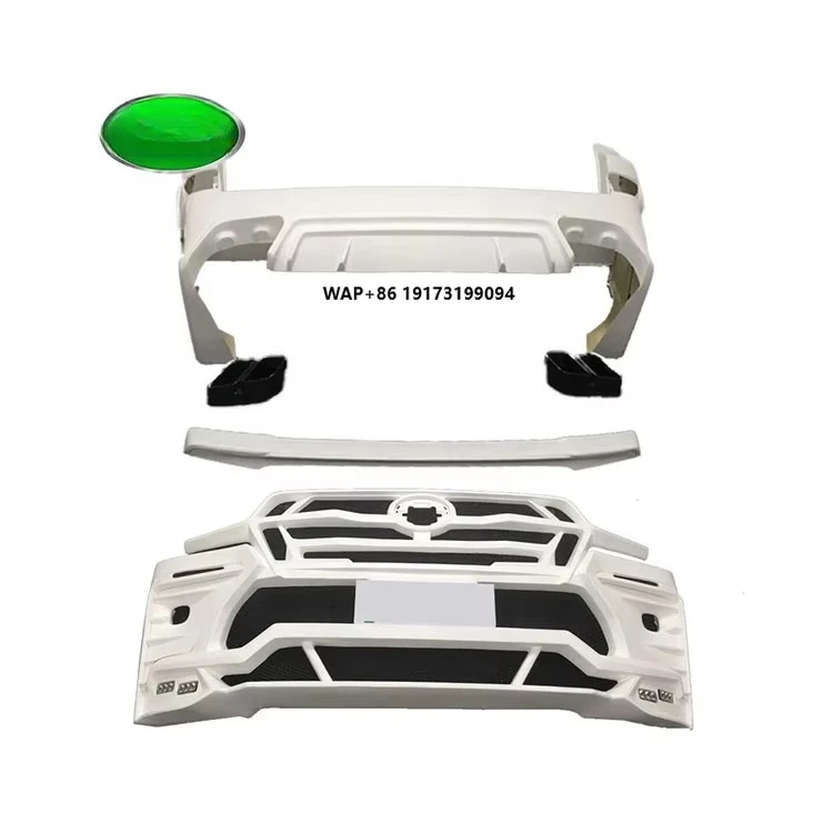 

Custom for 2016-on Khan Style Body Kit Factory Price Fiberglass Tuning Kit Use for Land Cruiser , Front Bumper Rear Bumper