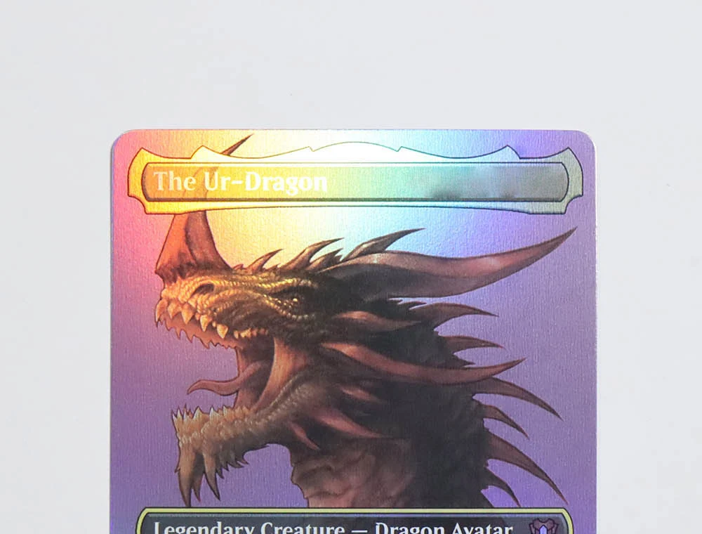 

Ur-Dragon holo/Foil TCG Magical Proxy Cards Game Quality Proxy Gathering Board Playing Game Trading Cards Proxy