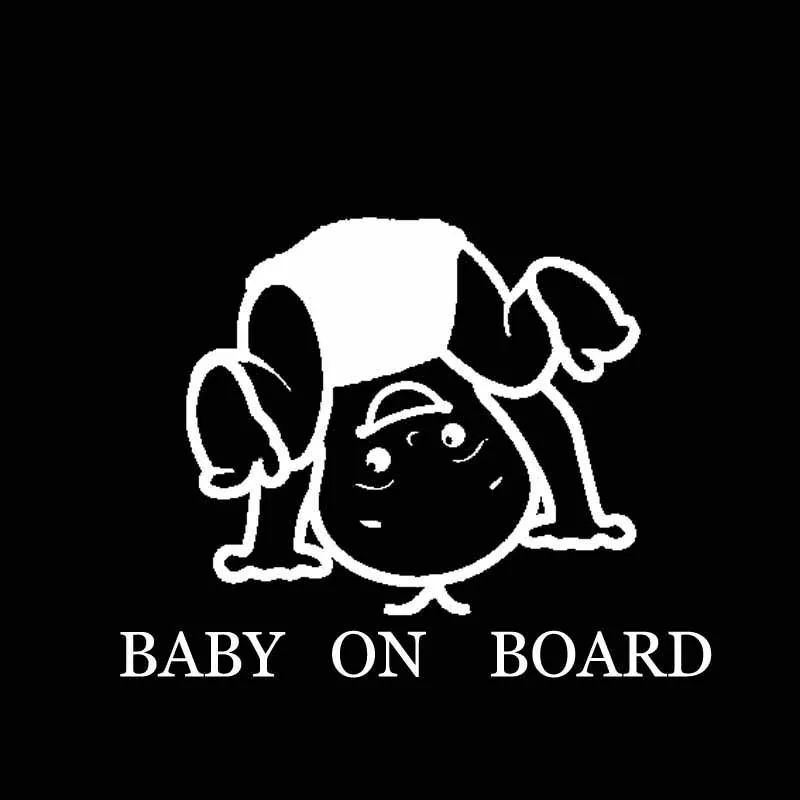 Jpct Cartoon Cute Car Decal For Cars, Strollers, Laptops, Window Waterproof Stickers, 15cm X 11.5cm 2