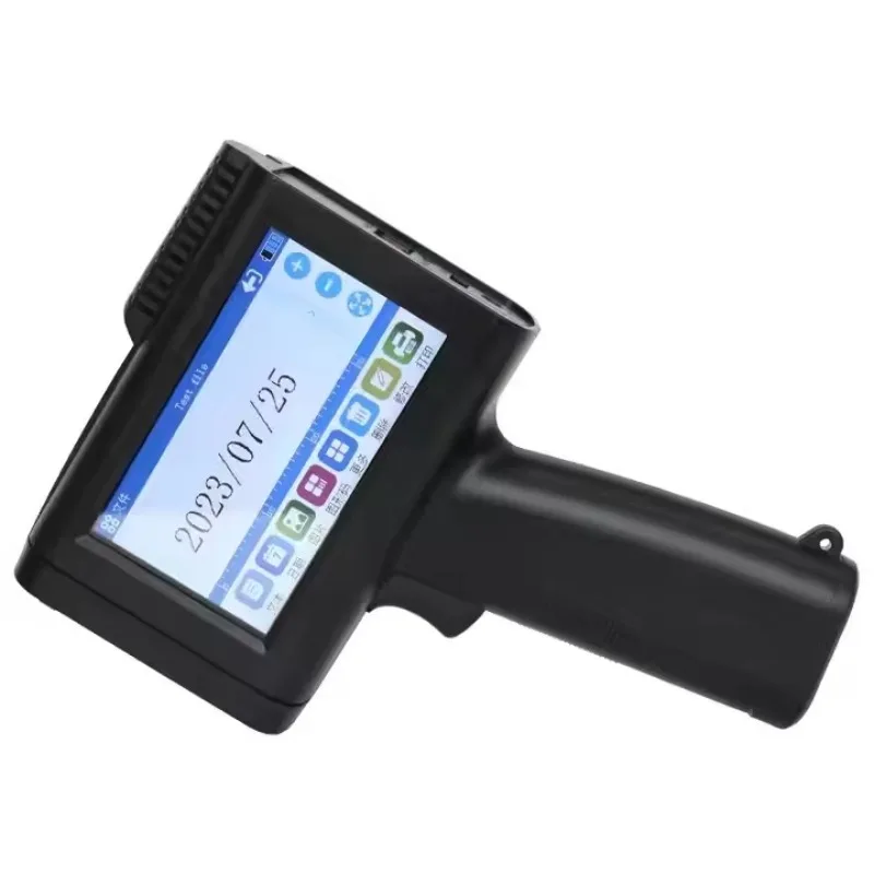 Ditu 12.7mm Handheld Inkjet Printer, Lightweight Multi-language for Curved Surface & Label Marking