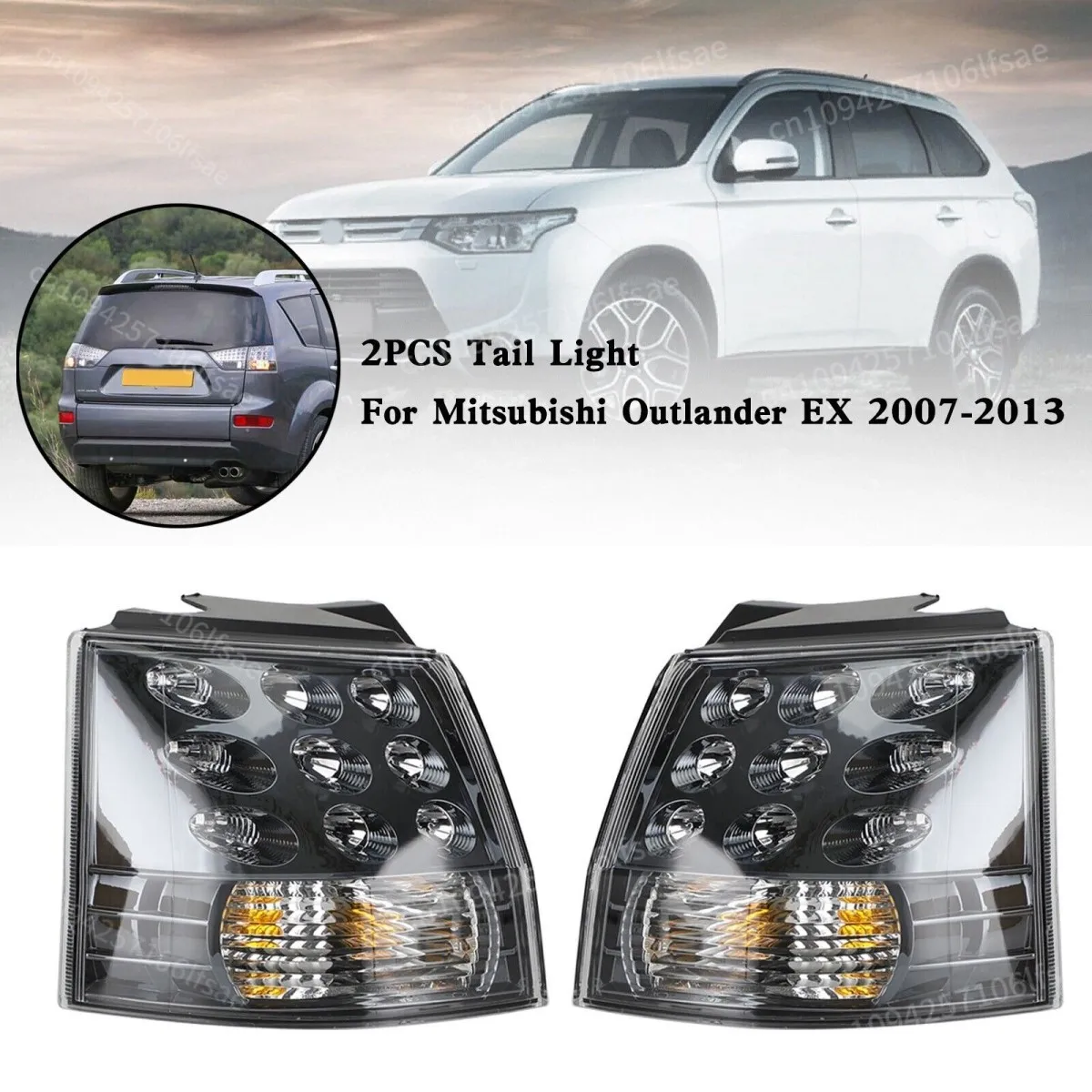 

Left Right Outer Side Car TailLight For Outlander EX 2007 2008 2009 2010 2011 2012 2013 Rear Brake Stop Lamp 8330A379