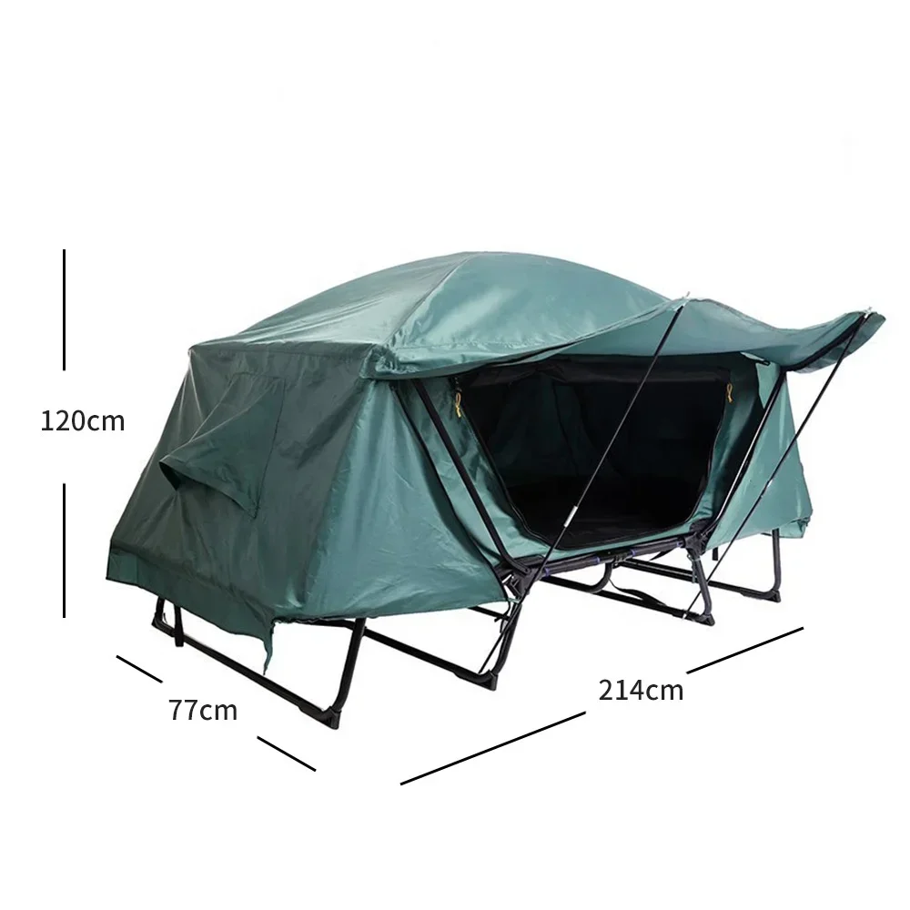 Outdoor Camping Tent Thickened Oxford Cloth For Warmth Two Person Fishing Off Ground Tent