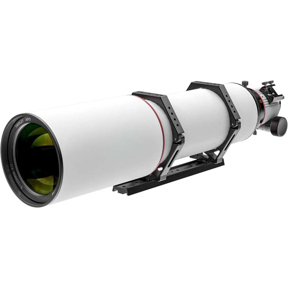 Telescope, 122mm F7 Triplet Apochromatic Refractor Telescope, Professional Astronomical Telescope with 300mm Versatile V-Style