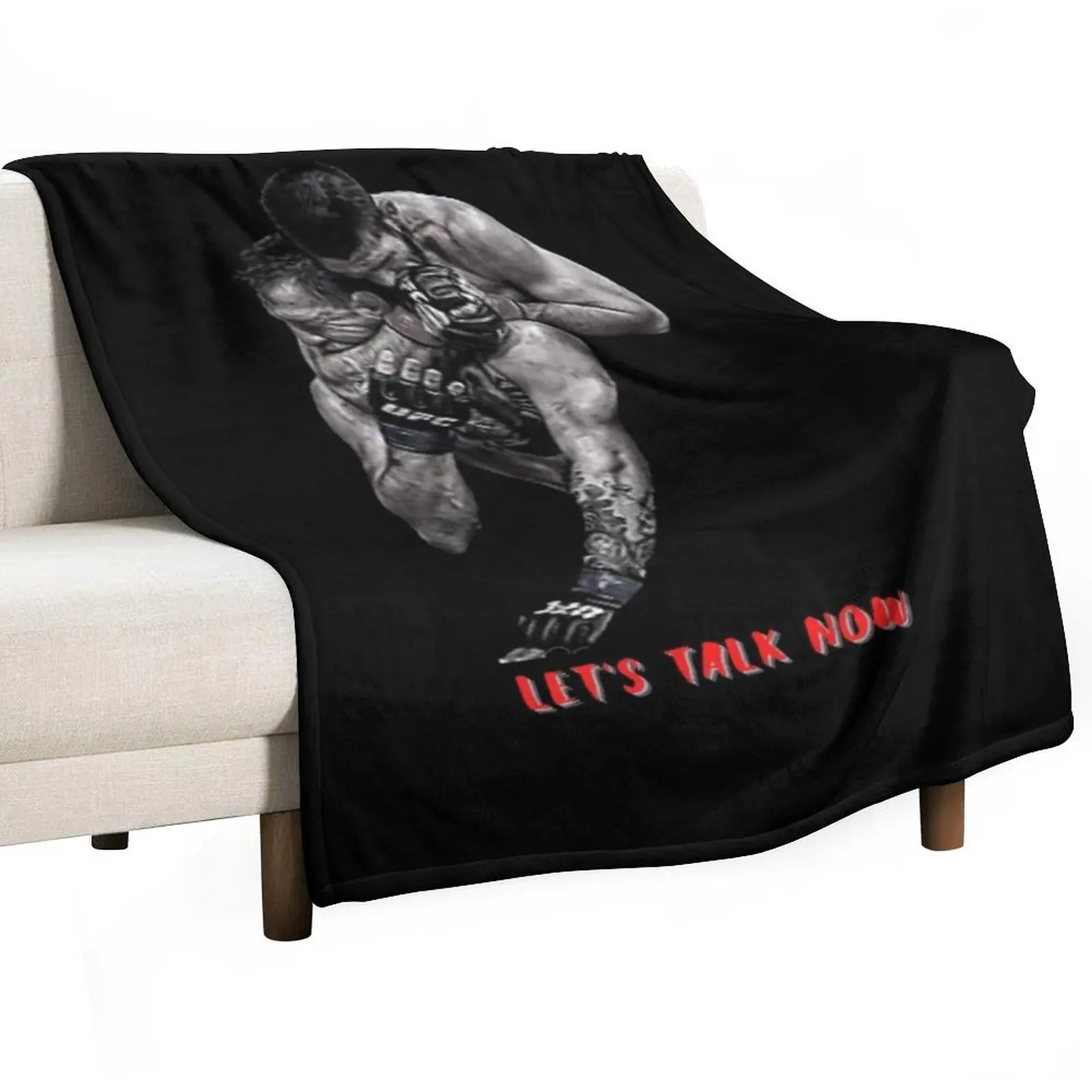 

Khabib Nurmagomedov Throw Blanket Thin Baby Plaid bed plaid Blankets