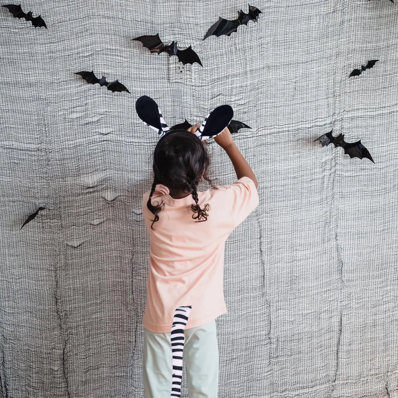 Zebra Ears and Tail Headwear accessori per capelli per bambini ruoli Play Hoop per Masquerade Halloween Performance Gifts festa a tema