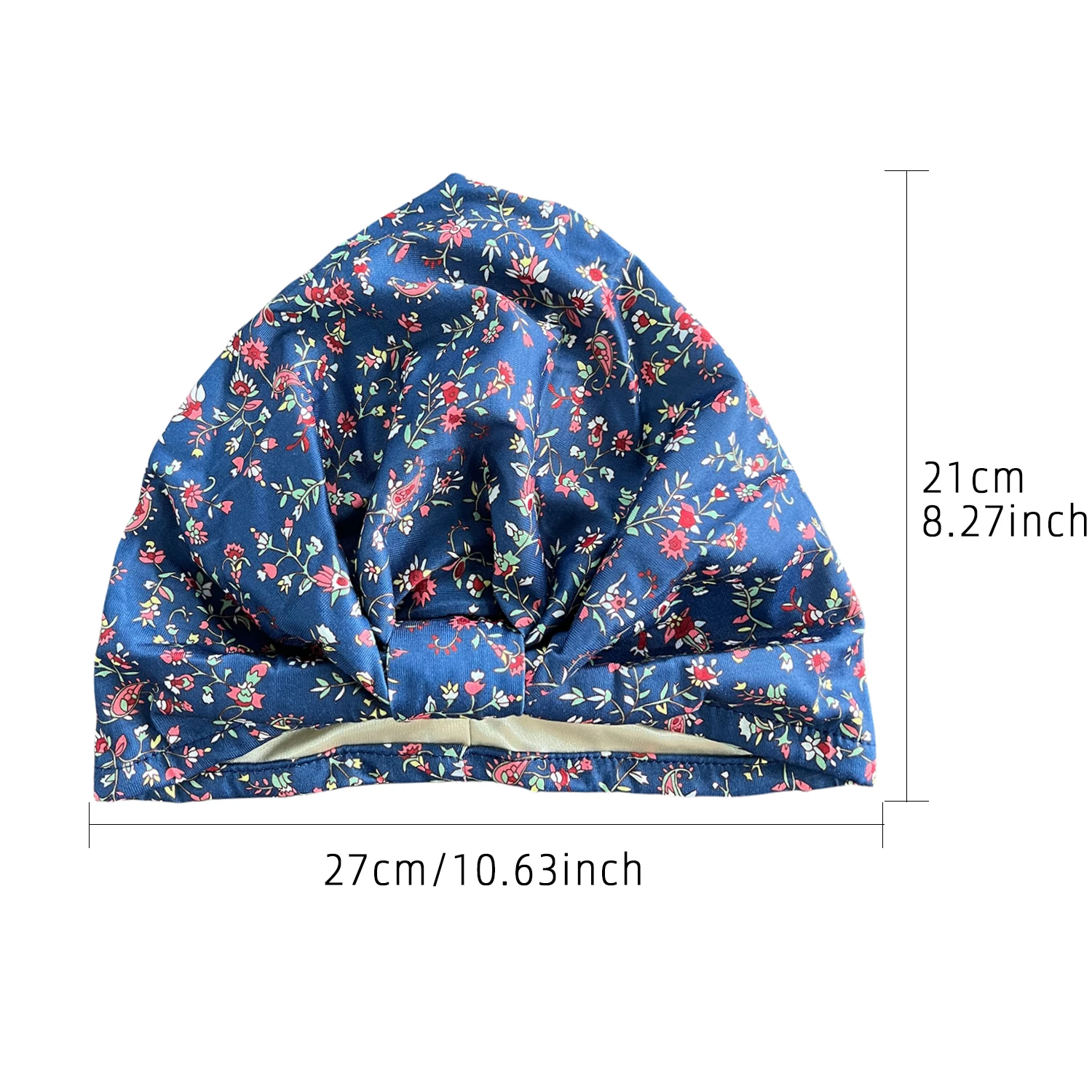 Women Cotton Bonnet Turban Fashion Decorative Hat Soft and luxurious Head Wrap Cap