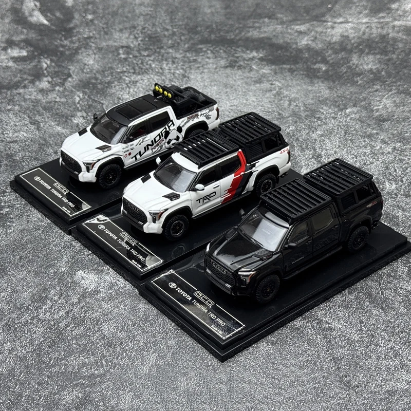 

GCD 1:64 Tundra MK3 XK70 TRD Pro Picku Alloy Car Diecasts & Toy Vehicles Car Model Miniature Scale Model Car For Children