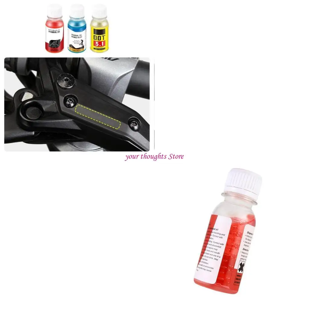 

Bicycles Mineral Oil Practical Mountain Bikes Hydraulic Disc Brake Mineral Oil 4XBB