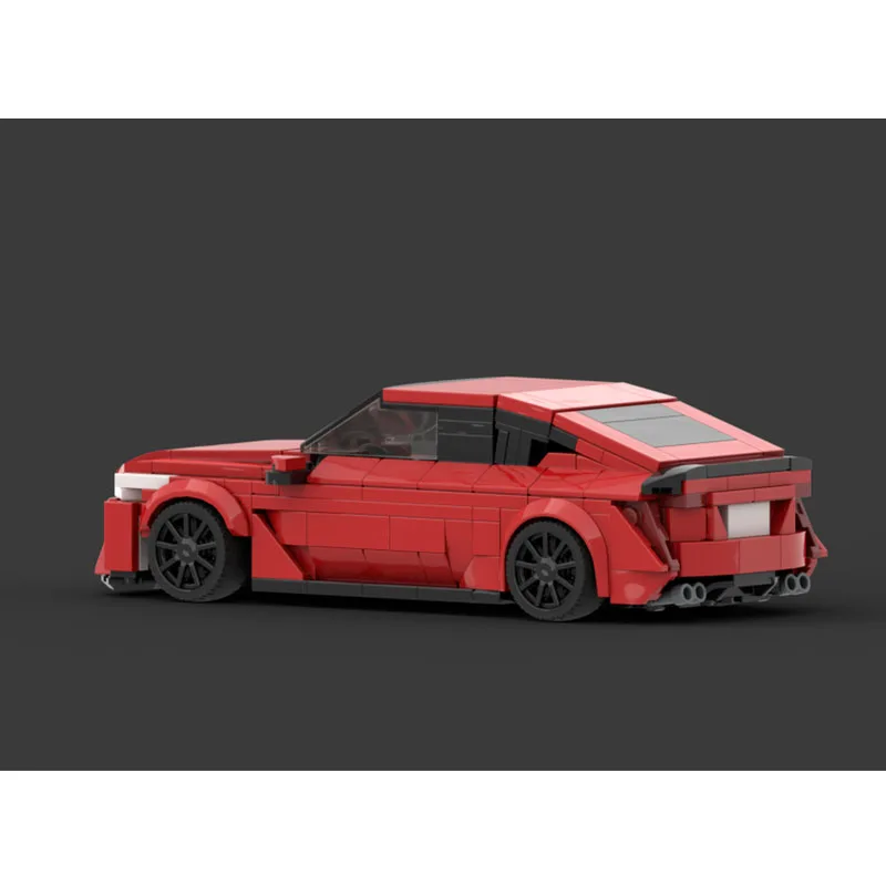 

MOC-262571 Red New City Sports Supercar Racing Building Block Model, 483 Parts, Boys' Children Birthday Christmas Toy Gift