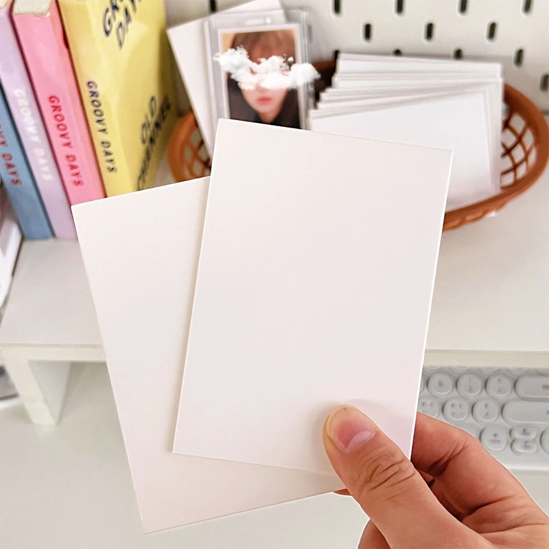 10pcs Kraft Paper DIY Handmade Card Making Craft Paper Thick Paperboard Cardboard Chipboard Backing Board Photocard Protector