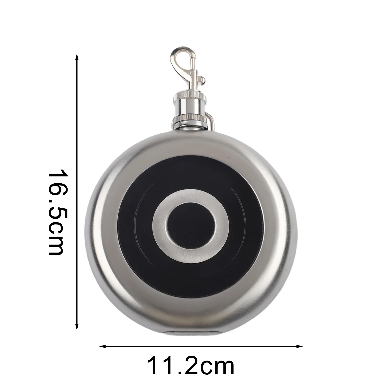 Stainless Steel 240 ml for hip Flask with Center Cup for Whiskey Rum Vodka Liquor Outdoor Recreation Travel and Social for