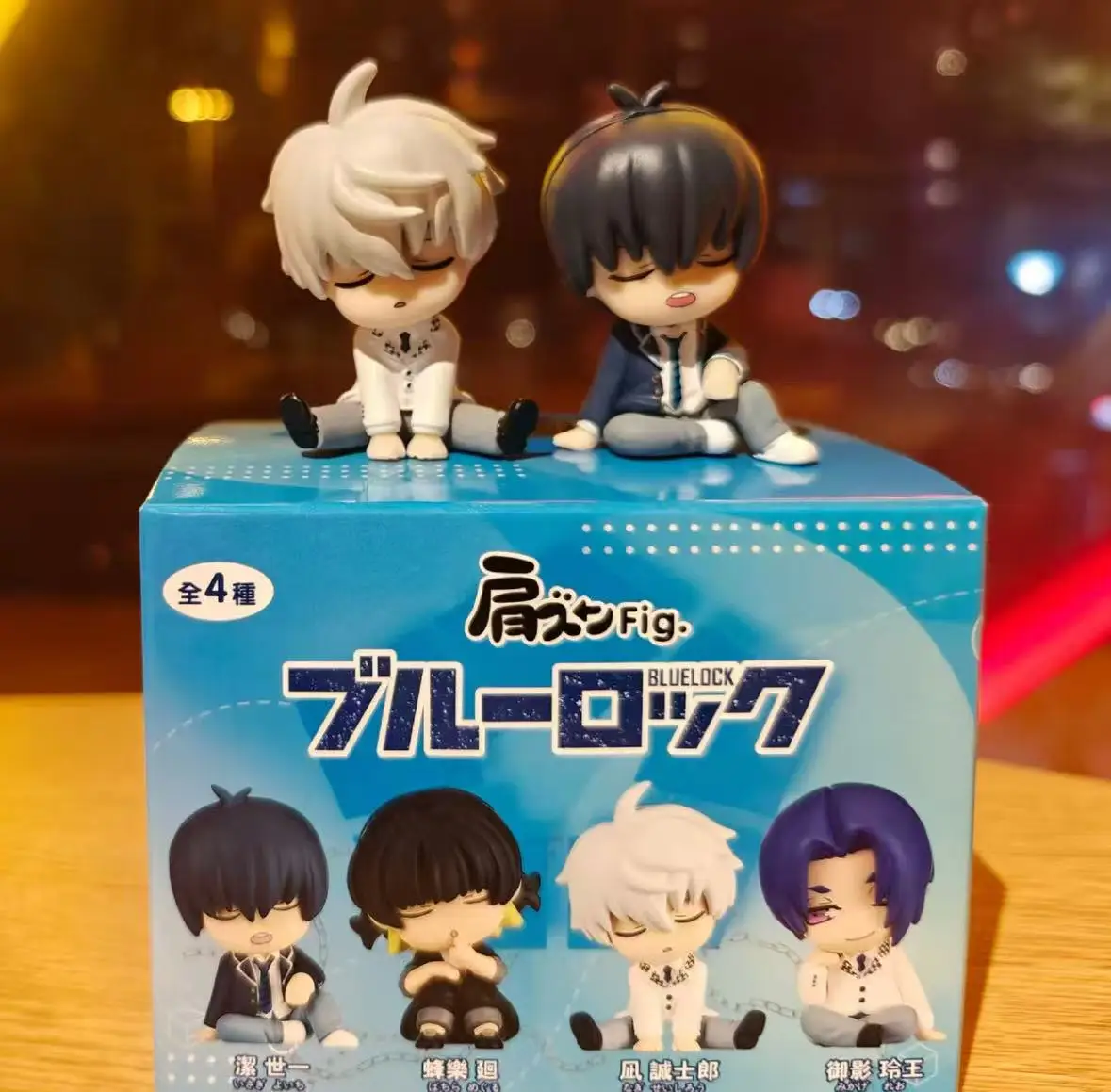 

Коллекционные фигурки BLUE LOCK: Иса́ги Ёичи, Бачира Мегуру, Наги Сэйширо, Микагэ Рэо — Модели «Плечом к плечу». Подарки для детей.