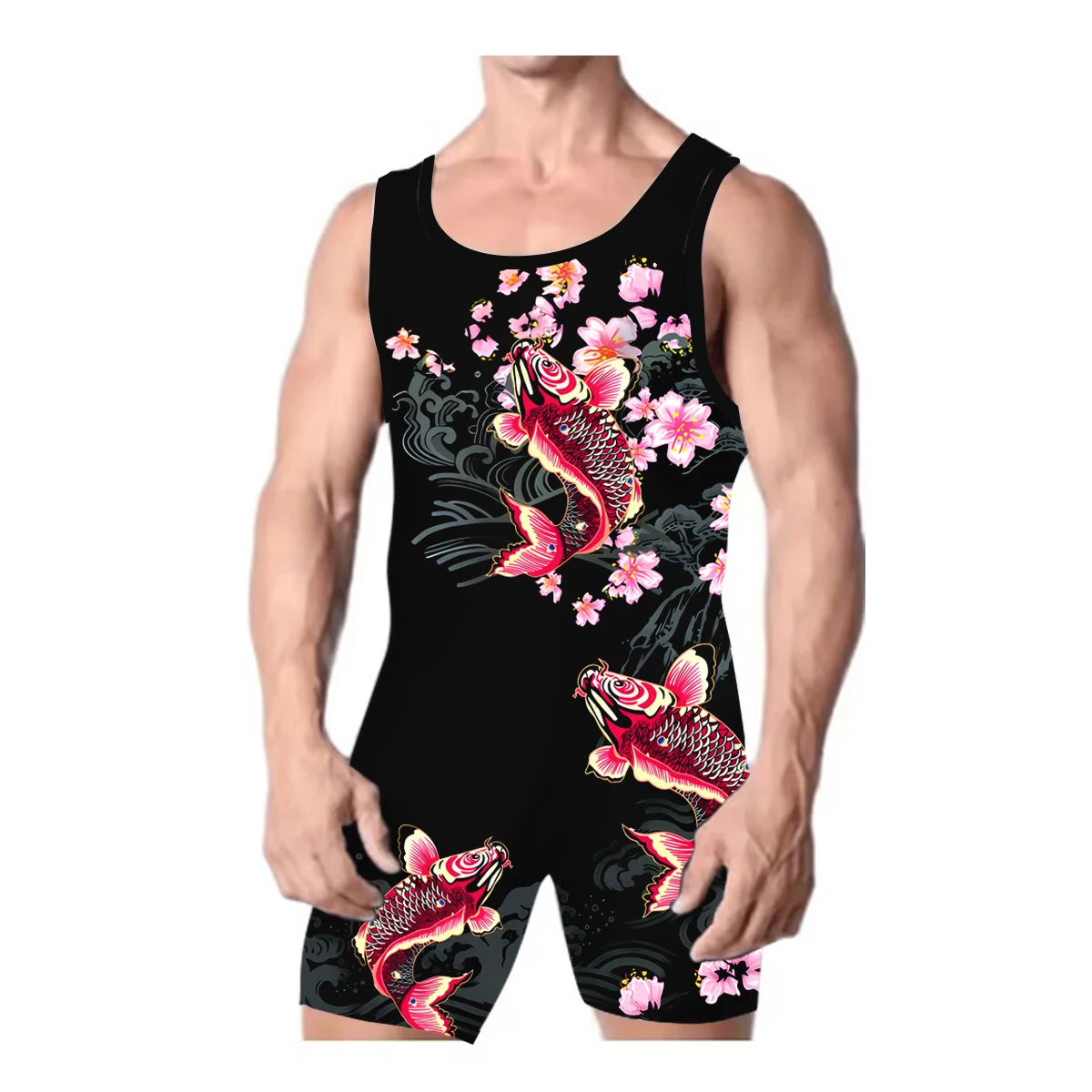 Abbigliamento sportivo da wrestling da uomo, collant, tuta da triathlon, tuta fitness da competizione per bambini e adolescenti