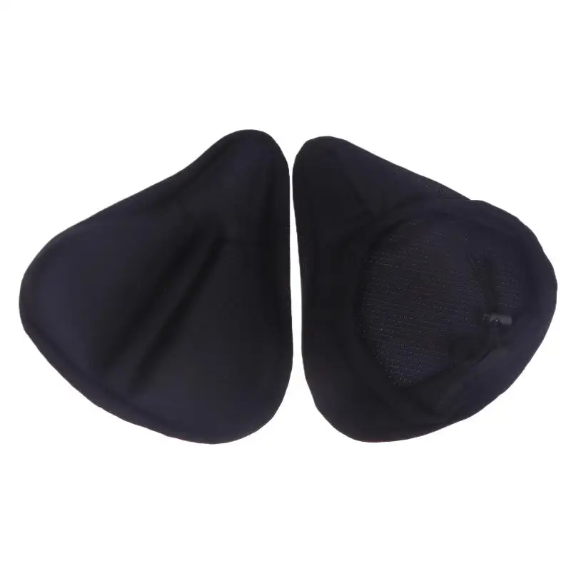 AliExpress NONE 1 Piece Cycling Riding DIY Accessories Exercise Bike Seat Gel Cushion Cover For Large Wide Bicycle Pad