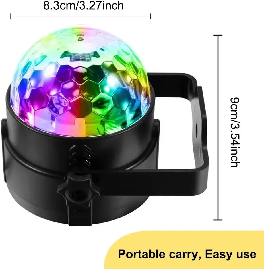 RC aktywowane dźwiękiem obracające się kula dyskotekowa światło impreza z dj-em 6W LED RGB sceniczne lampa projektora laserowego na świąteczne oświetlenie imprezowe weselne