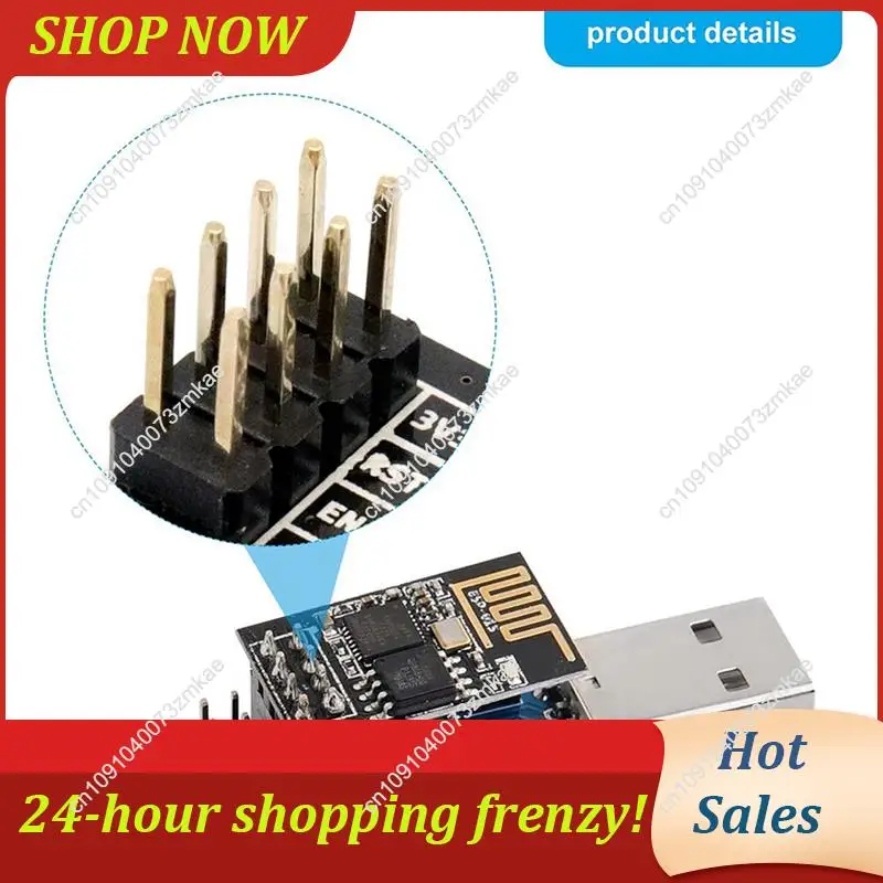 البيع اليومي 3X USB إلى ESP8266 اندلاع CH340C ESP-01S Prog Wifi مبرمج تنزيل محول مع إعادة تعيين دائرة التنزيل التلقائي