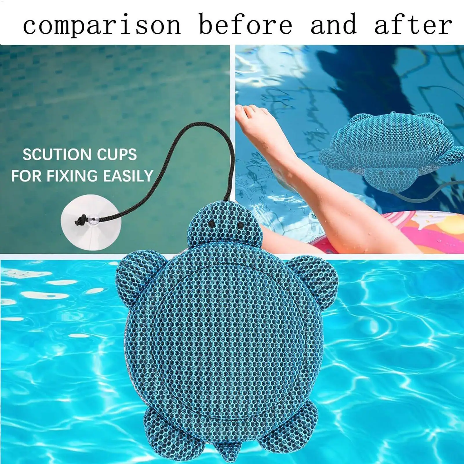 Hot Tub Scum Absorber Pool Oil Sponge Floating Scum Ball Spa Oil Absorbing Sponge Reusable Bathtub Skimmer for Water Maintenance view 2