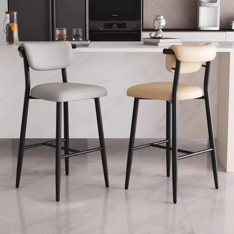 Kursi Bar Desain Nordik Minimalis Estetis Nyaman Mewah Kursi Bar Barber Santai Kursi Rias Trendy Furnitur