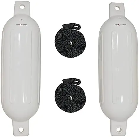 

Надувные баллонные баллистры BoatTector Extreme Max 3006.7201, 2 шт. в комплекте - 6,5 x 22 дюйма, белые