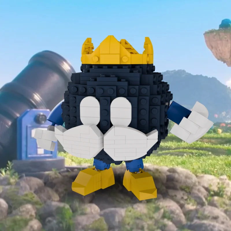 

387pcs MOC BobOmbing King Omb Action Figure Custom Building Blocks Educational DIY Toy Home Decor for Marioess Fans