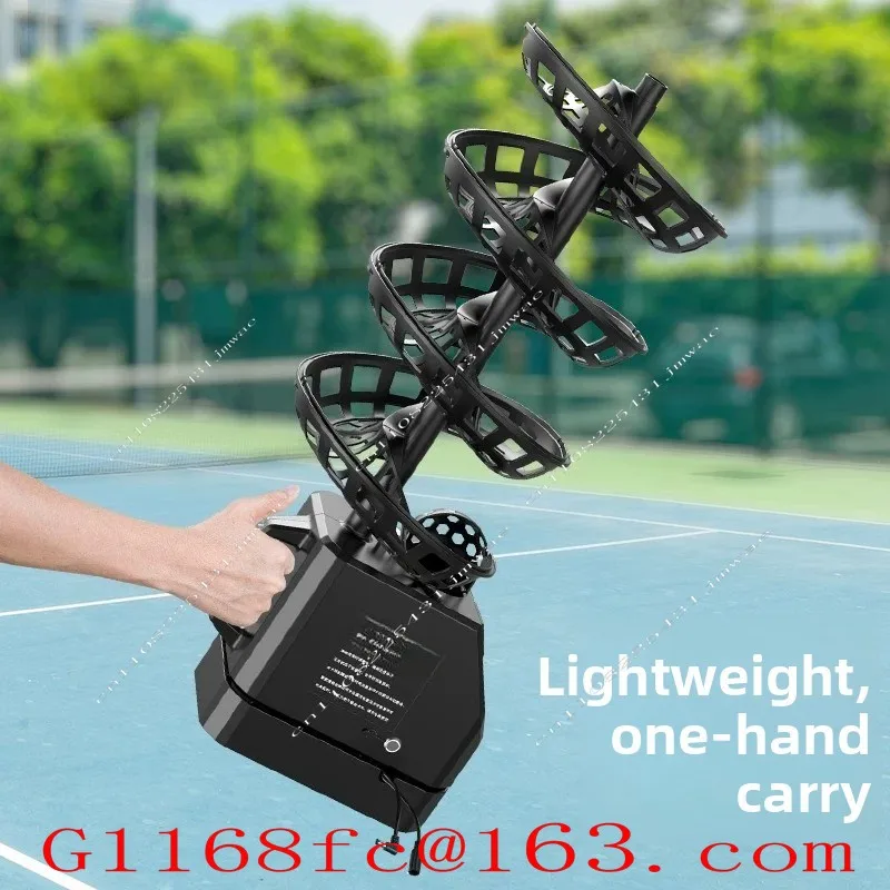 Tennis Universal Throwing Machine, Remote Control Serving Machine, Coach Delivery Machine