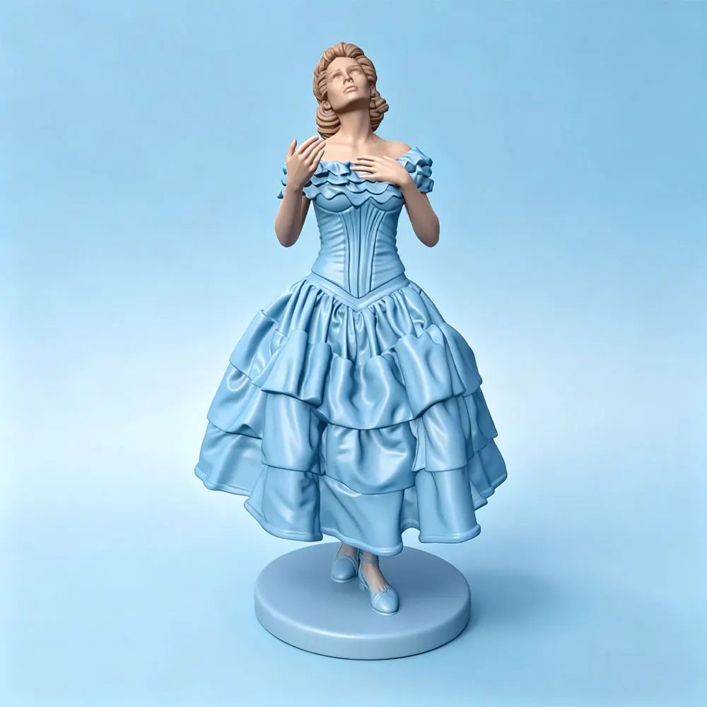 1/24/18 scale resin figurine character model, high-fidelity model action figure, not painted, perfect for gaming and collection