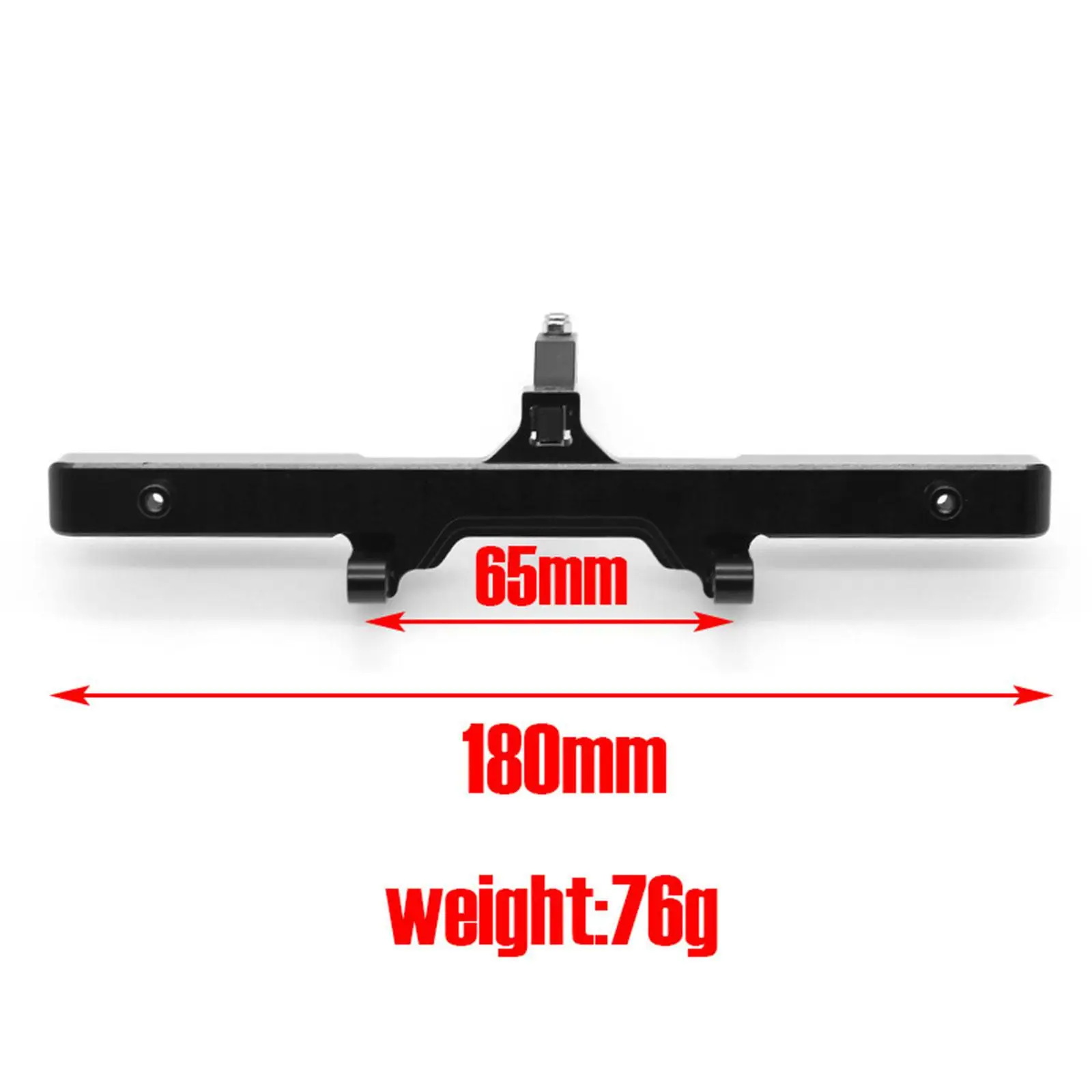 RC บัฟเฟอร์ด้านหลังพร้อมอะไหล่อัพเกรด Tow Hook สําหรับ 1/10 RC Crawler รถ