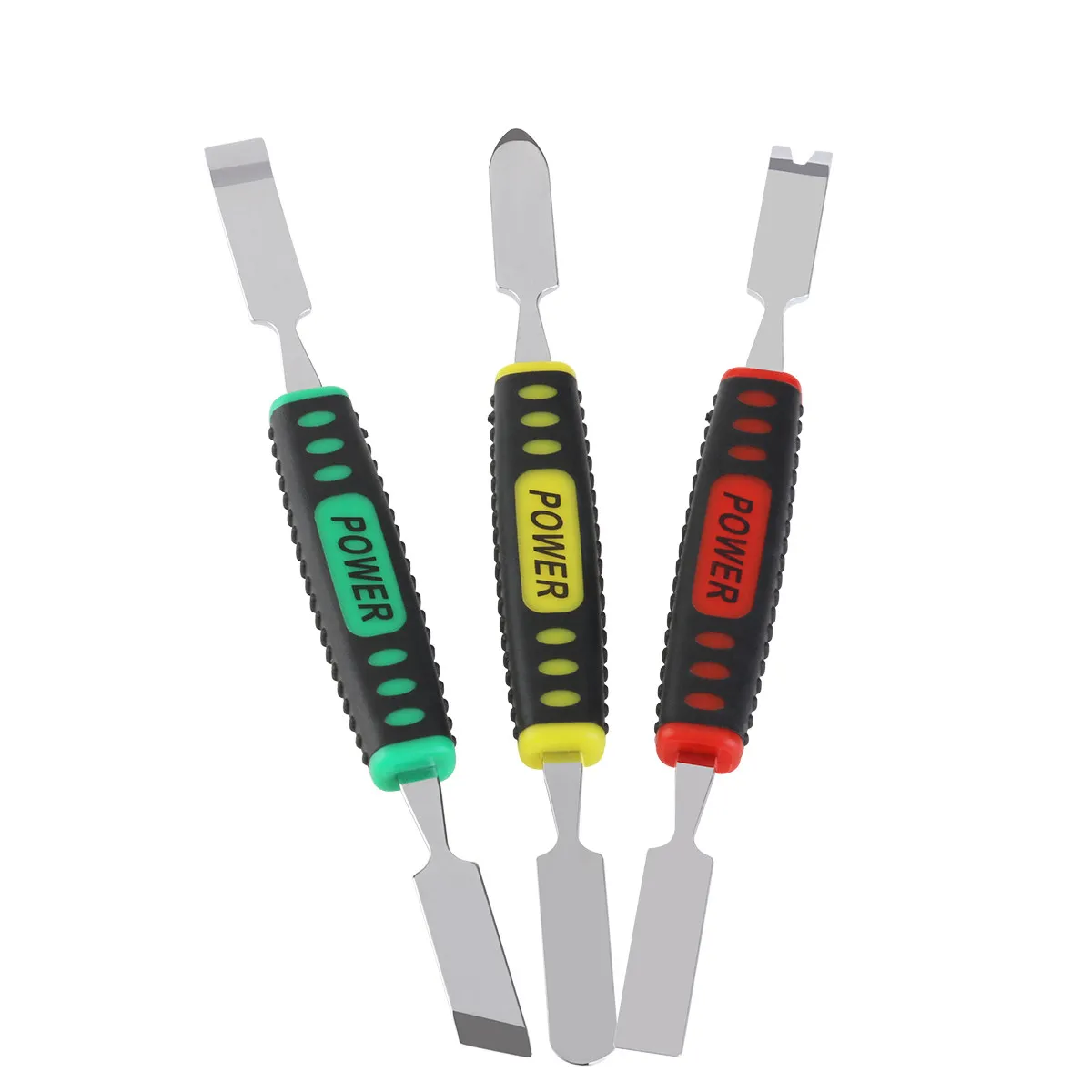 3Pcs Heavy-Duty Pry Tool Kit for Cell Phone Repair Anti-Rust Corrosion Resistant Lightweight Portable with Anti-Skip Handle
