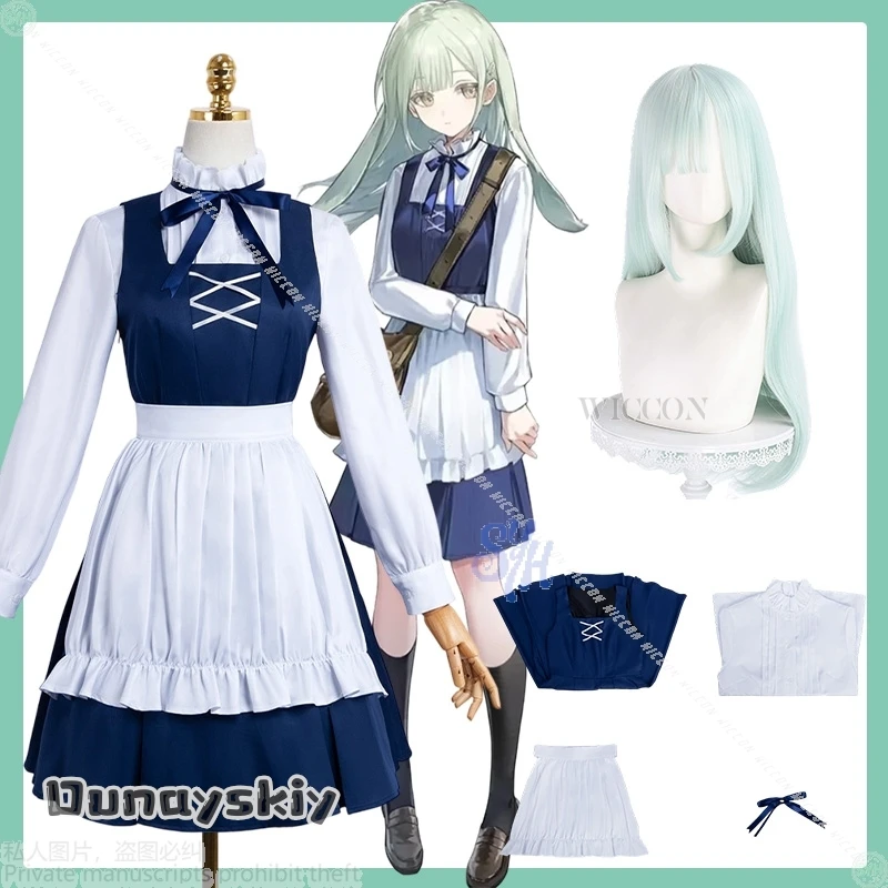 

Wakaba Mutsumi Косплей Arknights Crossover BanG Dream! Костюм Ave Mujica Kawaii Maid Dress Jirai Kei Girls {Anna zhang Online}