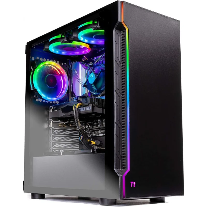 Shadow 3.0 Gaming PC Desktop –  Core i5 10400F 2.9 GHz, GTX 1660 Super, 500GB SSD, 16G DDR4 3200, 600W Gold