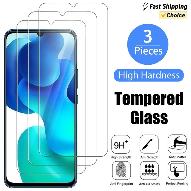 

3Pcs Tempered Glass for Xiaomi 13T Redmi Note 12 11 10 9 8 7 S 12T Pro Screen Protector for Poco X5 X4 X3 F5 F4 F3 Pro GT