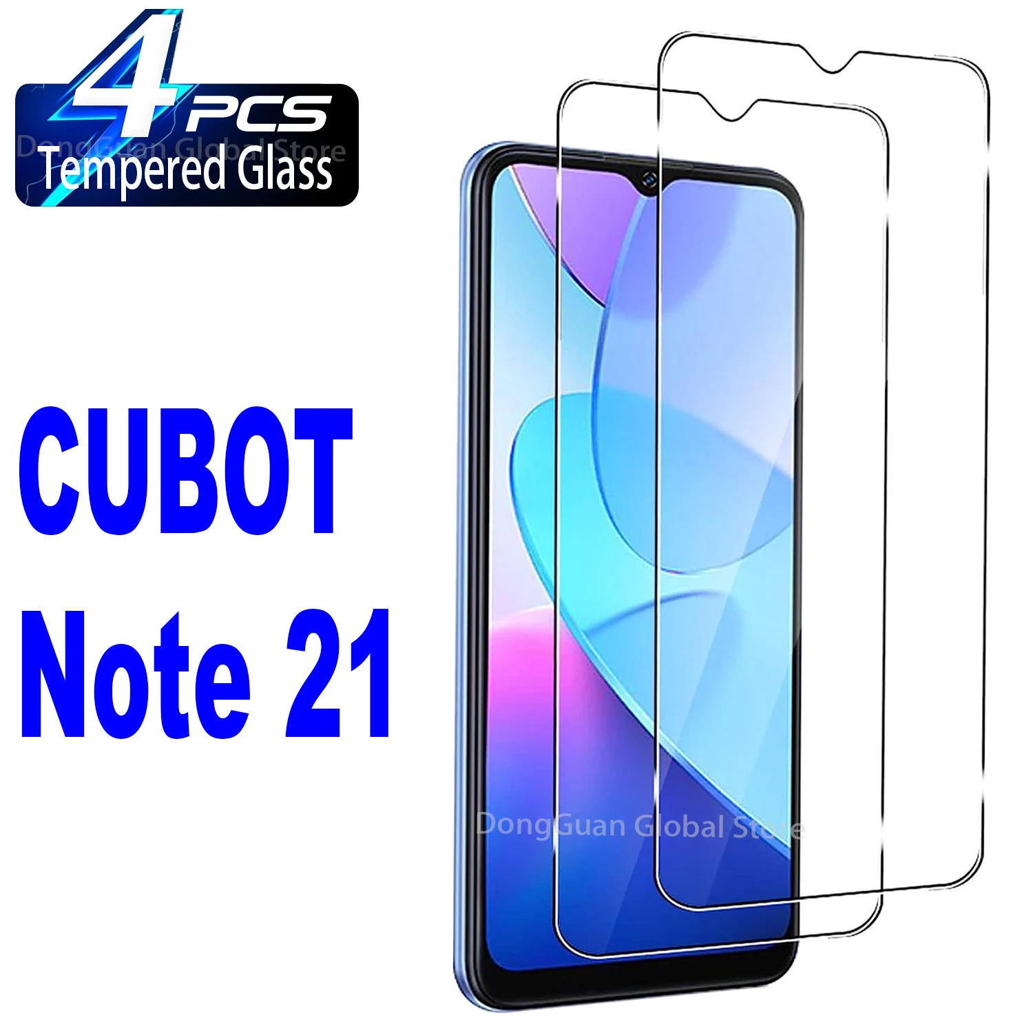 For Cubot Note 21 Tempered Glass Screen Protector Glass Film