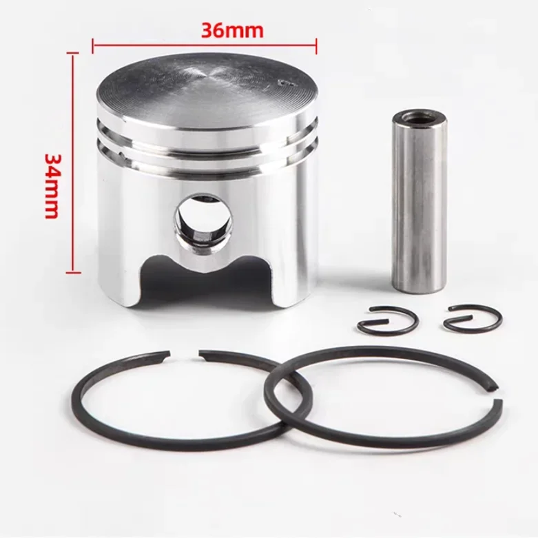 For TL33 TB33 TU33 CG330 BG330 32.6CC 2 cycle Cylinder assembly kolben ring set pin clips assy Piston kit 36mm