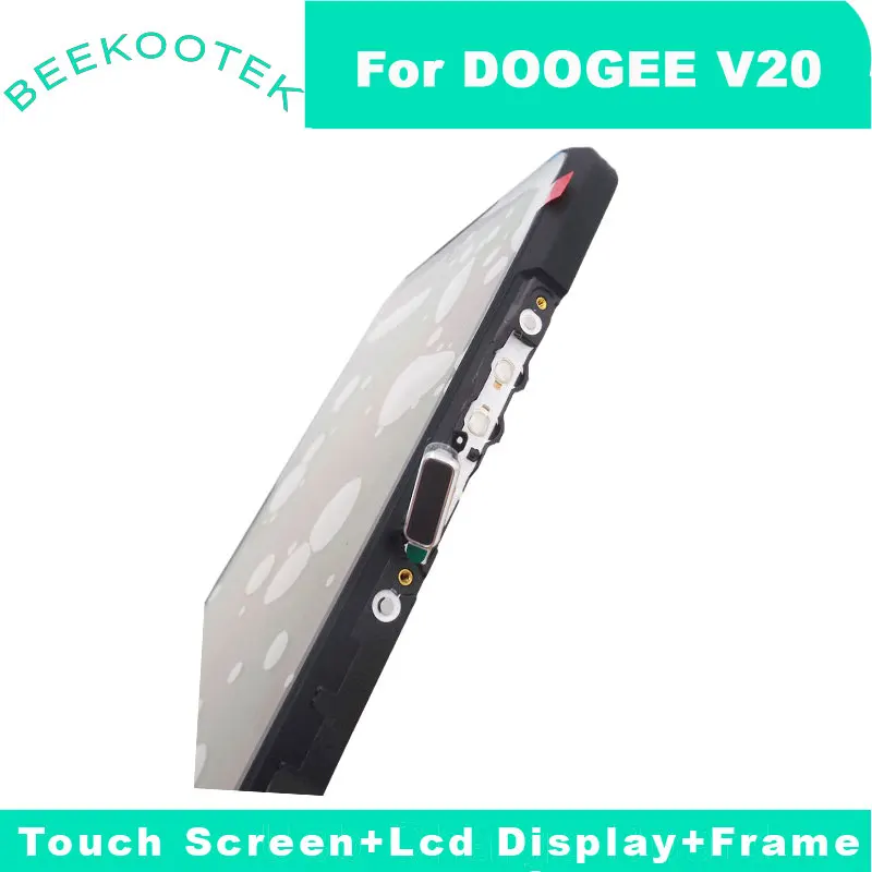 Original DOOGEE V20 V20 Pro LCD Display Touch Screen Digitizer With Frame Repair Accessories For Doogee V20 Pro Smart Phone