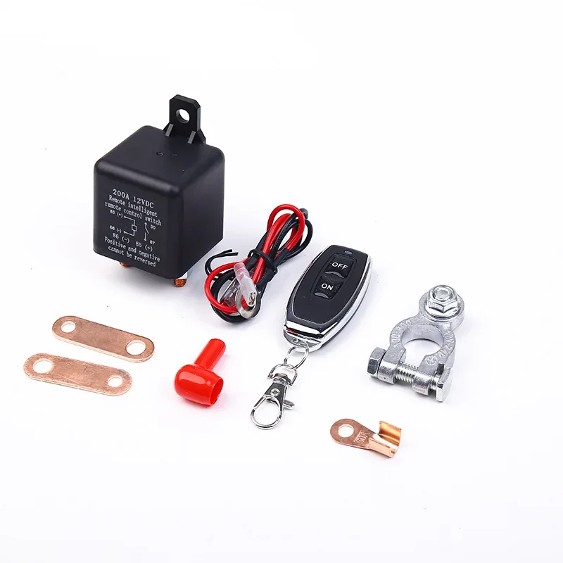 Automobile Relay 200ADC11-15V Power Supply Protection Car with Remote Control Electric Wireless Remote Control Switch