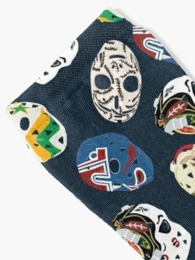 Classic Goalie Mask Pattern Socks short Climbing Socks Man Women's