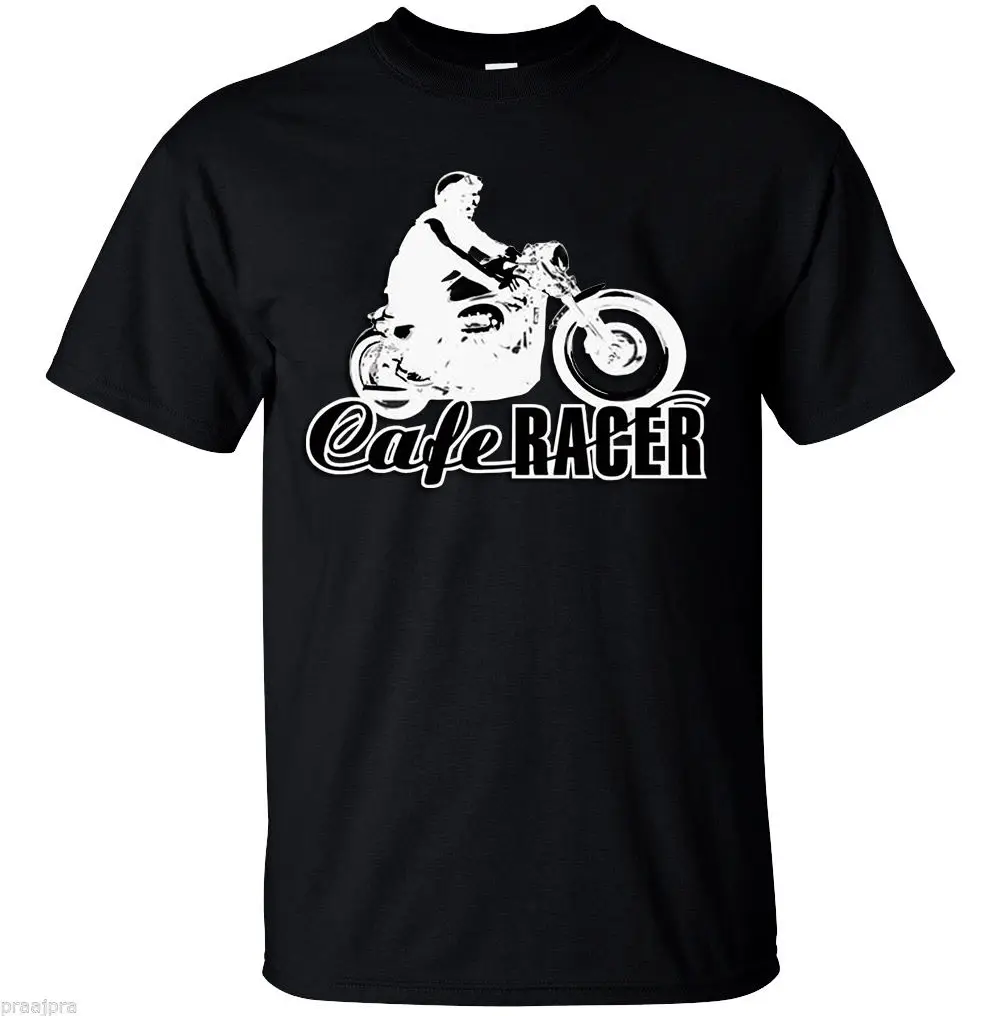 Men T Shirt Fashion Street Hip Hop Fitness Cafe Racer Motor Vulcan Motorcycle Male Designing T Shirt Digital Printing