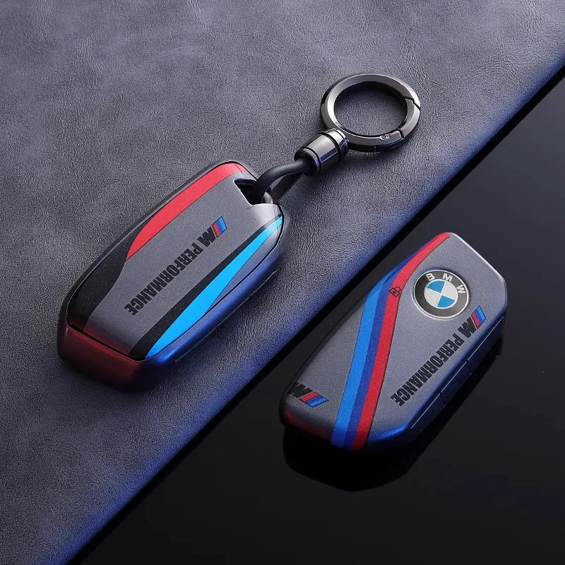 Sport Style Car Smart Key Cover Case Shell For BMW X1 U11 X7 X5 G05 LCI I7 IX XM Series 7 740Li U06 G81 M3 2023 2024 Accessories