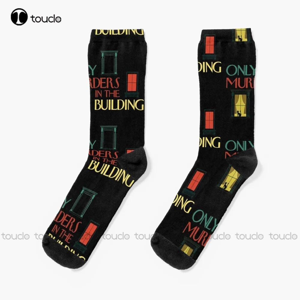 Only Murders In The Building Socks Running Socks Womens Fashion Creative Leisure Funny Art Abstract Oil Painting Socks Cartoon