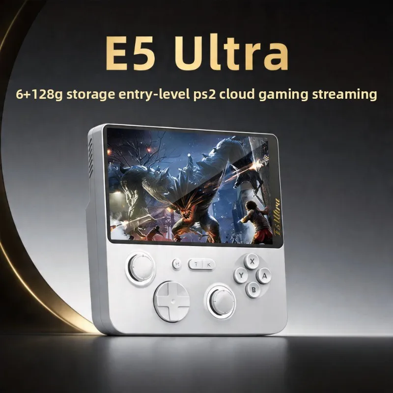 

2026 E5 Ultra Game Console 5" 1280*720 60Hz IPS Touch Screen 5000mAh Hall-Effect Joystick Portable Android Handheld Consoles