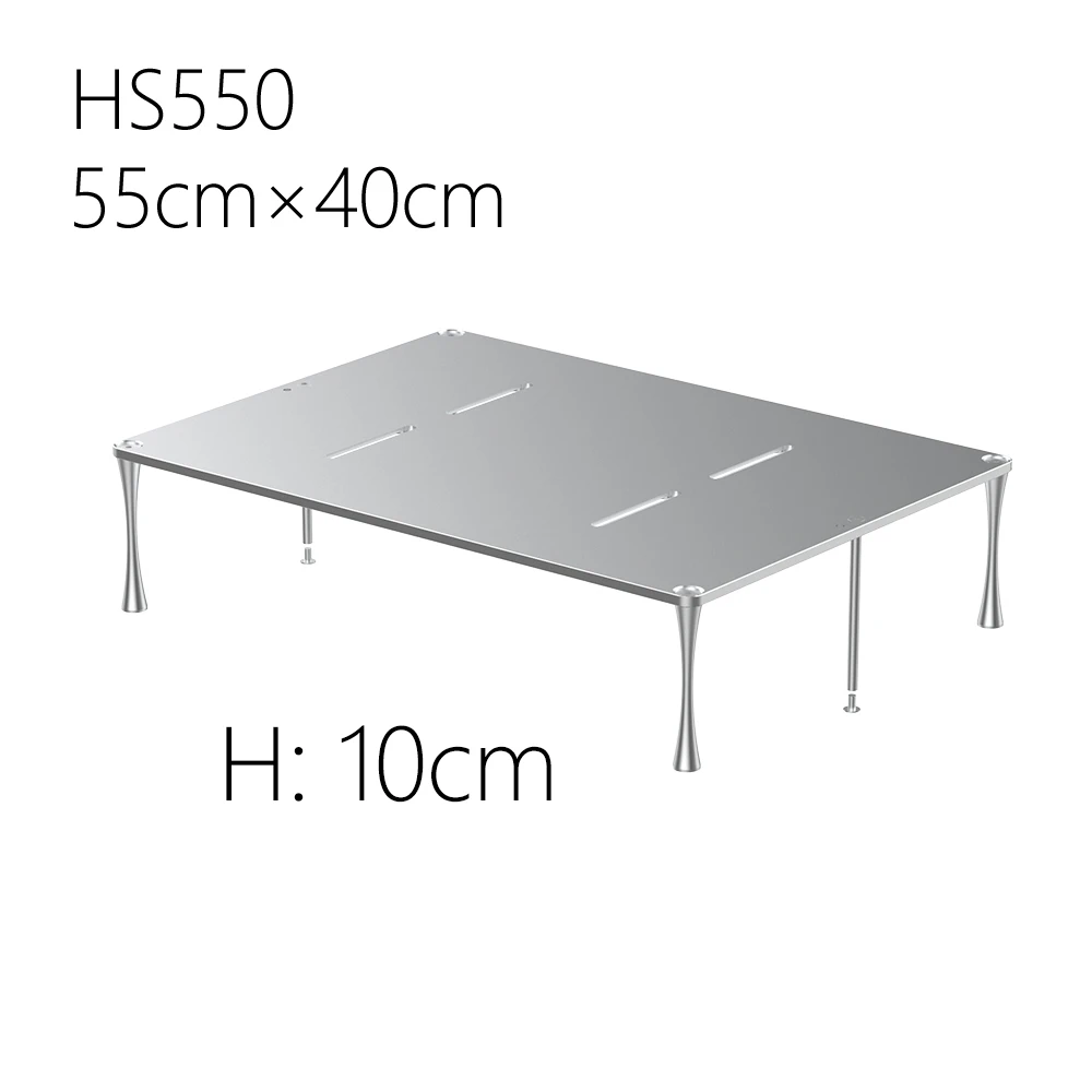 Imagem -04 - Alumínio Desktop Hifi Rack para Dispositivos de Áudio dd Hifi Hs550 Dac Amp Disponível em Preto e Prata