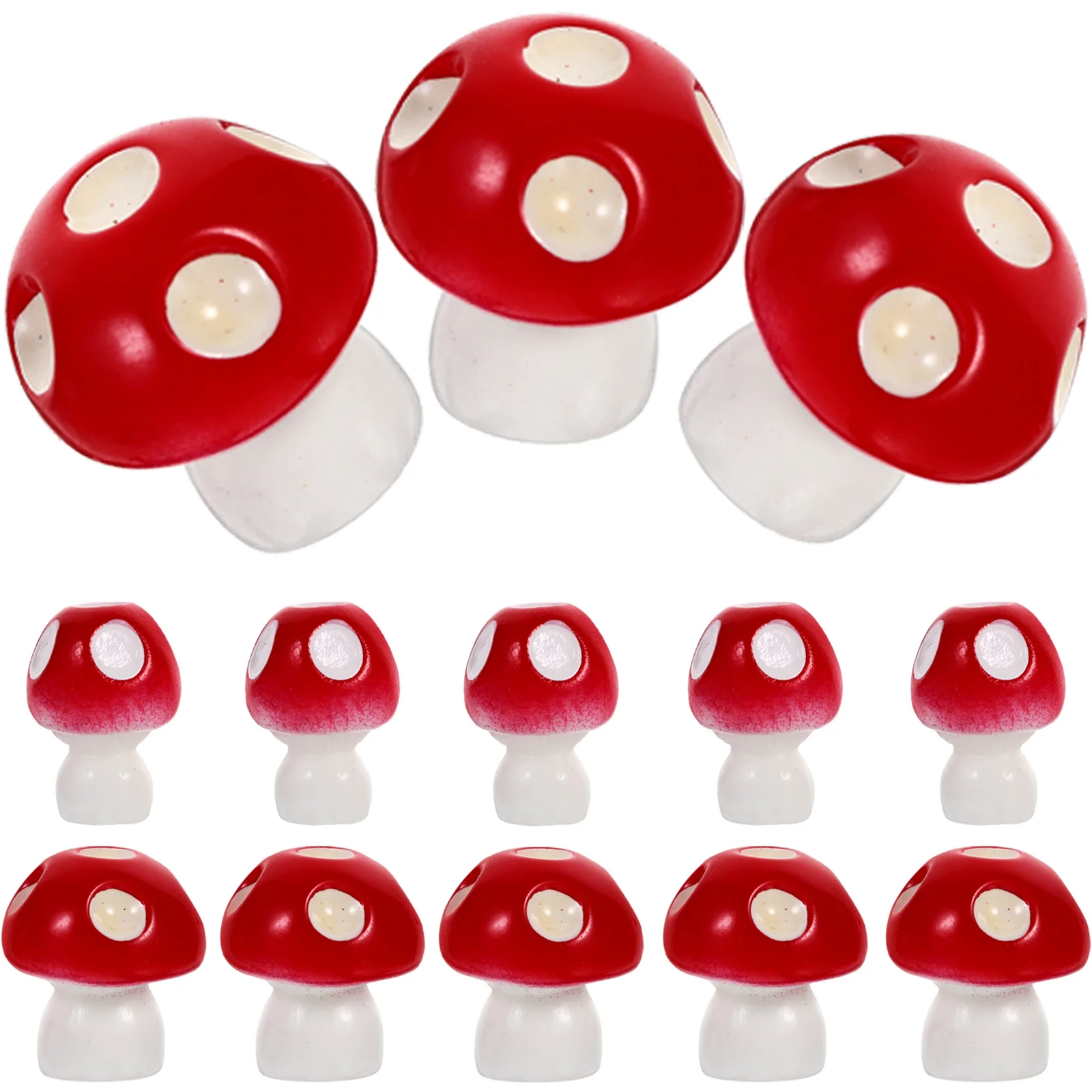 

20 Pcs Fake Mushrooms Realistic Mini Garden Mini Figurines Decor Bonsai Tiny Figurines L DIY Accessories