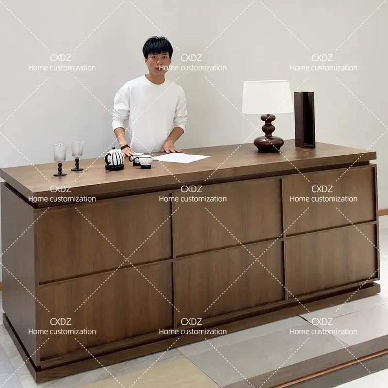Clothing Store Locker Display Decorative Cabinet Walnut Color Nakajima Cabinet checkout page