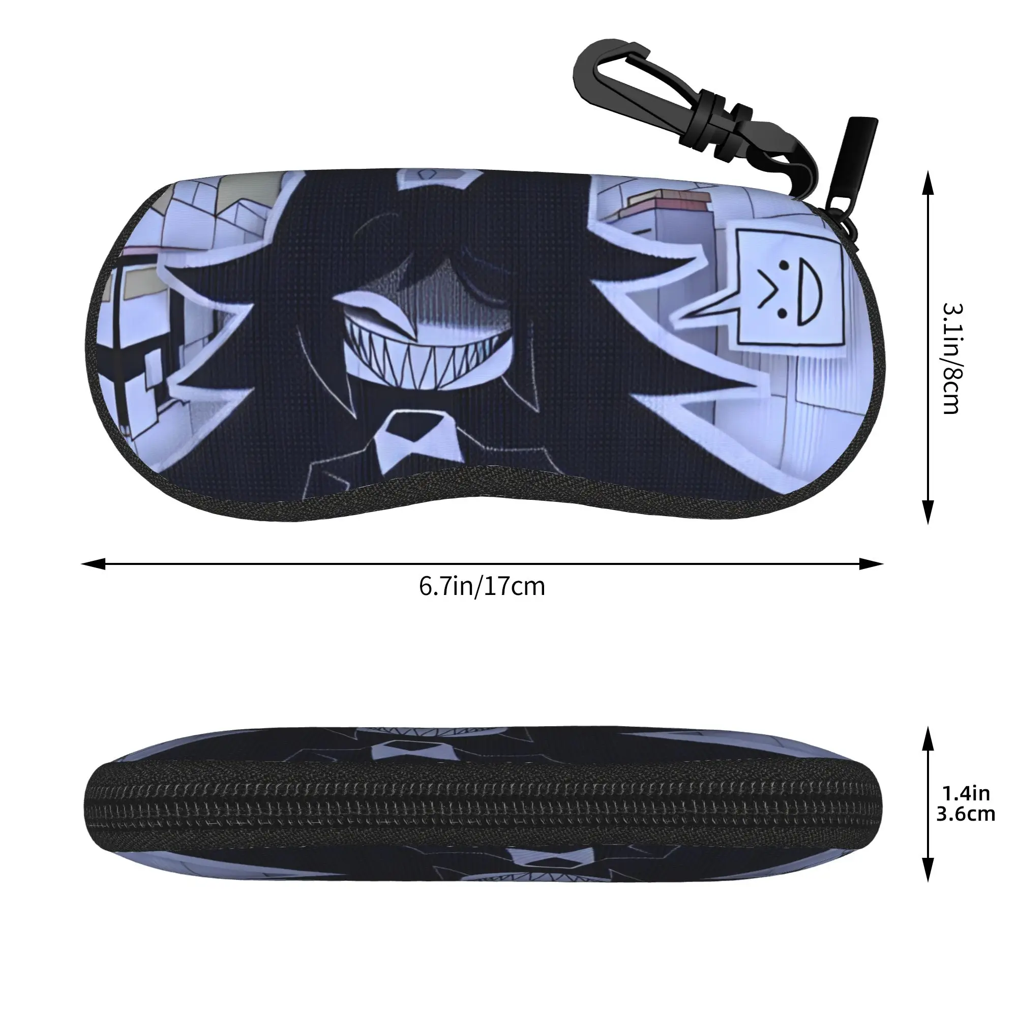 Anime Miss Circle Glasses Case Unisex Anti-Fall Accessories Fundamental Paper Education Eyewear Box Eye Contacts Case