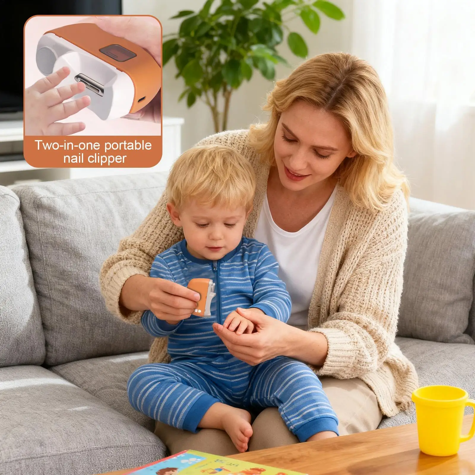 Coupe-ongles électrique silencieux à 2 vitesses, outils de manucure, broyeur pour bébé et adulte, coupe-ongles automatique, manucure, polissage, soins infirmiers