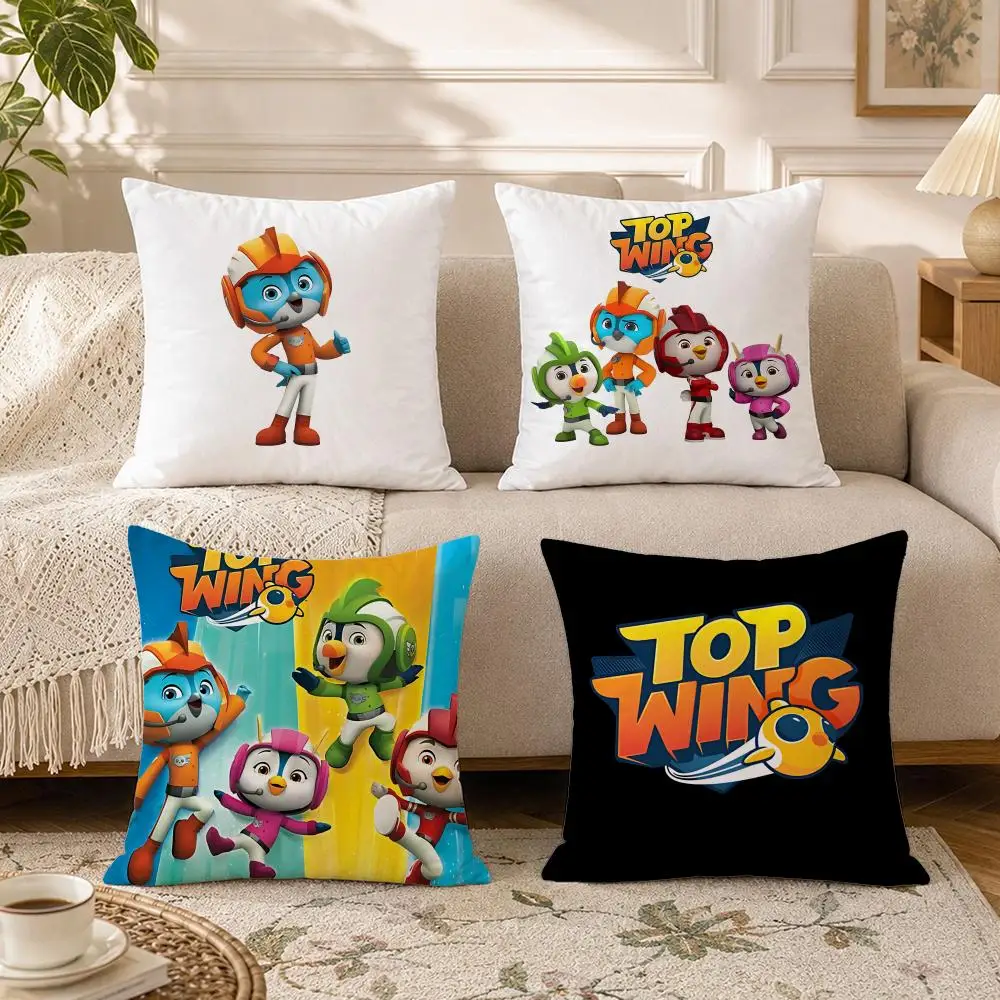 IP-Top WingS Cushion Cover Soft Square Throw Pillow Covers Set for Sofa Bedroom Car Home Decoration