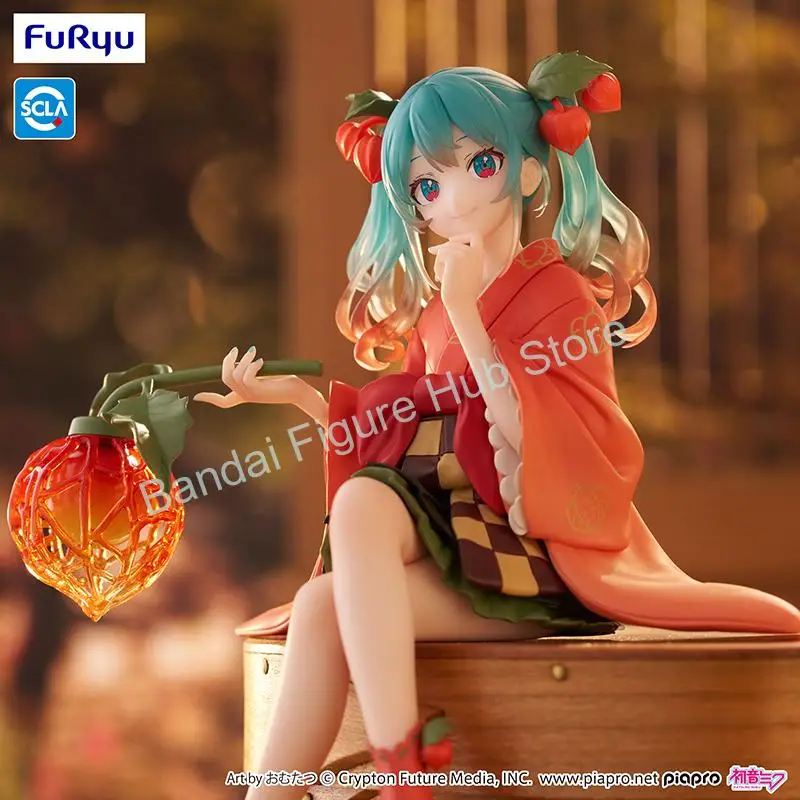 In Stock FuRyu Noodle Stopper Hatsune Miku Flower Fairy -Physalis Ver.- PVC 15CM Anime Action Figures Model Collection Toy view 4