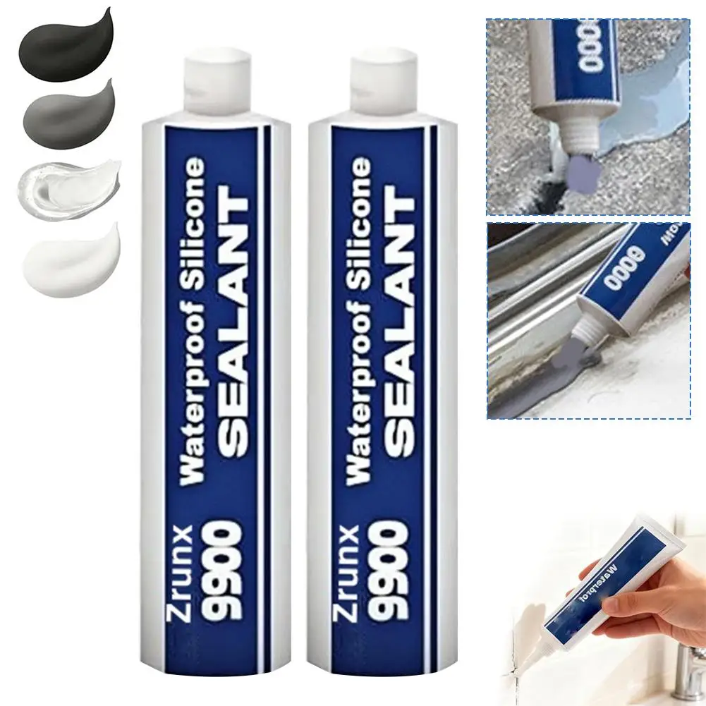 Sellador estructural multiusos 9900, adhesivo impermeable, resistente a la intemperie, de secado rápido para pared, adhesivo para puertas de piedra, 300ML